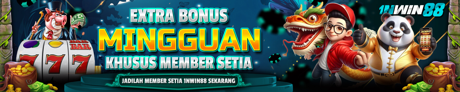 1nwin88 Extra Bonus Mingguan